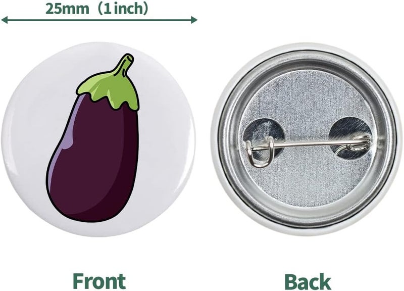 Mostme 300 Sets 1 inch Button Maker Supplies, 25mm Button Supplies Parts Badge Part, Buttons Making Supplies, Includes Metal Pin Back Cover, Metal Shells, Blank Paper&Clear Film - Image 4